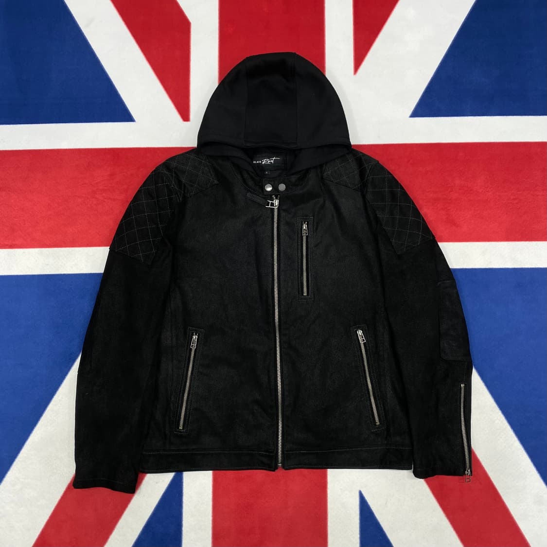 빈티지 레이어드 레더자켓 L  상품이미지1