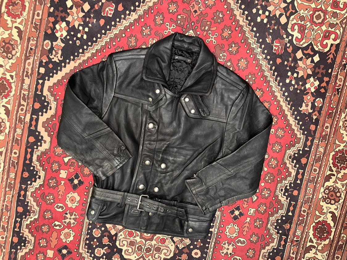 ( L-XL ) 가죽자켓 바이커자켓 바이커가죽 라이더자켓 빈티지가죽 상품이미지6