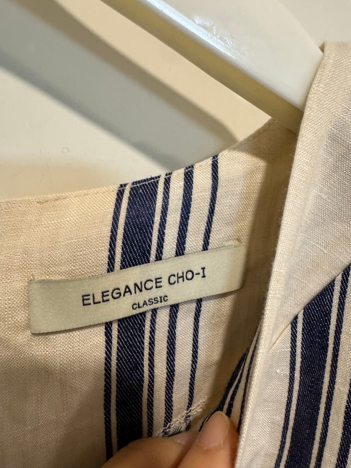 엘레강스초이 타이 린넨 원피스 상품이미지6