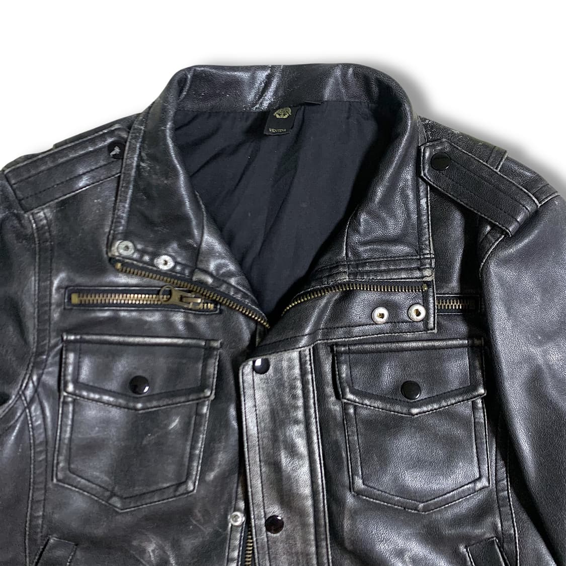 [55] Ventina vintage leather jacket 상품이미지2