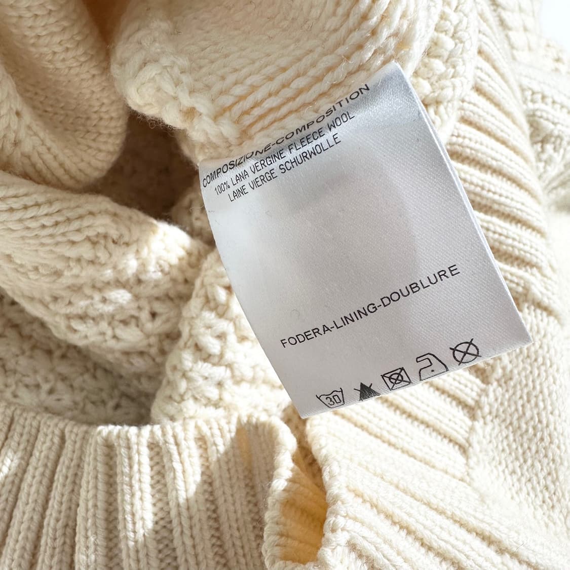 알렉산더 맥퀸 울 케이블 니트 상품이미지7