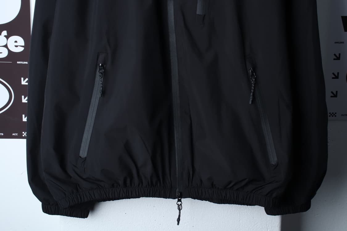 (XL-2XL) 디미트리블랙 집업 바람막이 점퍼자켓 블랙-H33078 상품이미지4
