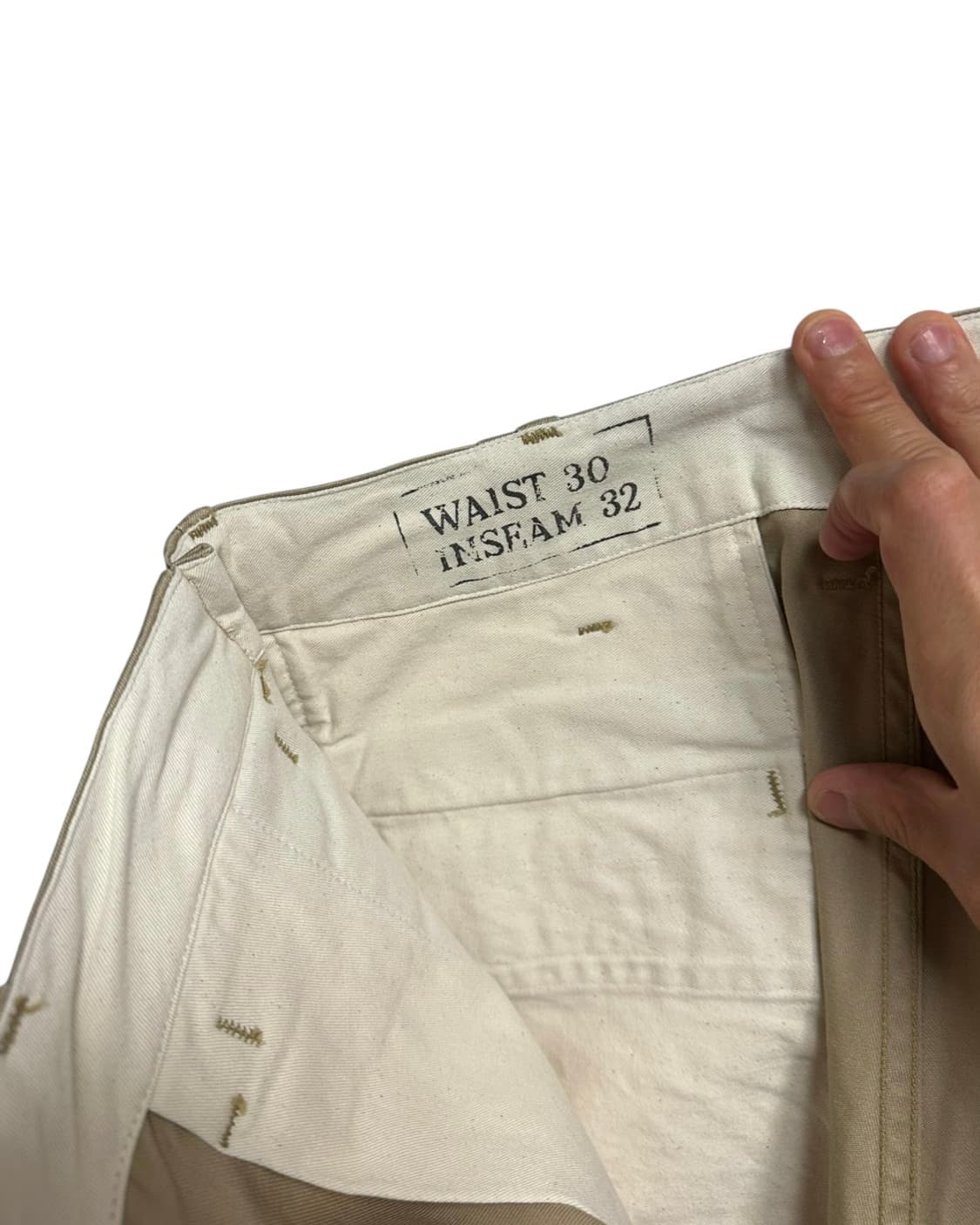 브론슨 1942 US ARMY 카키 치노팬츠 30size 상품이미지8