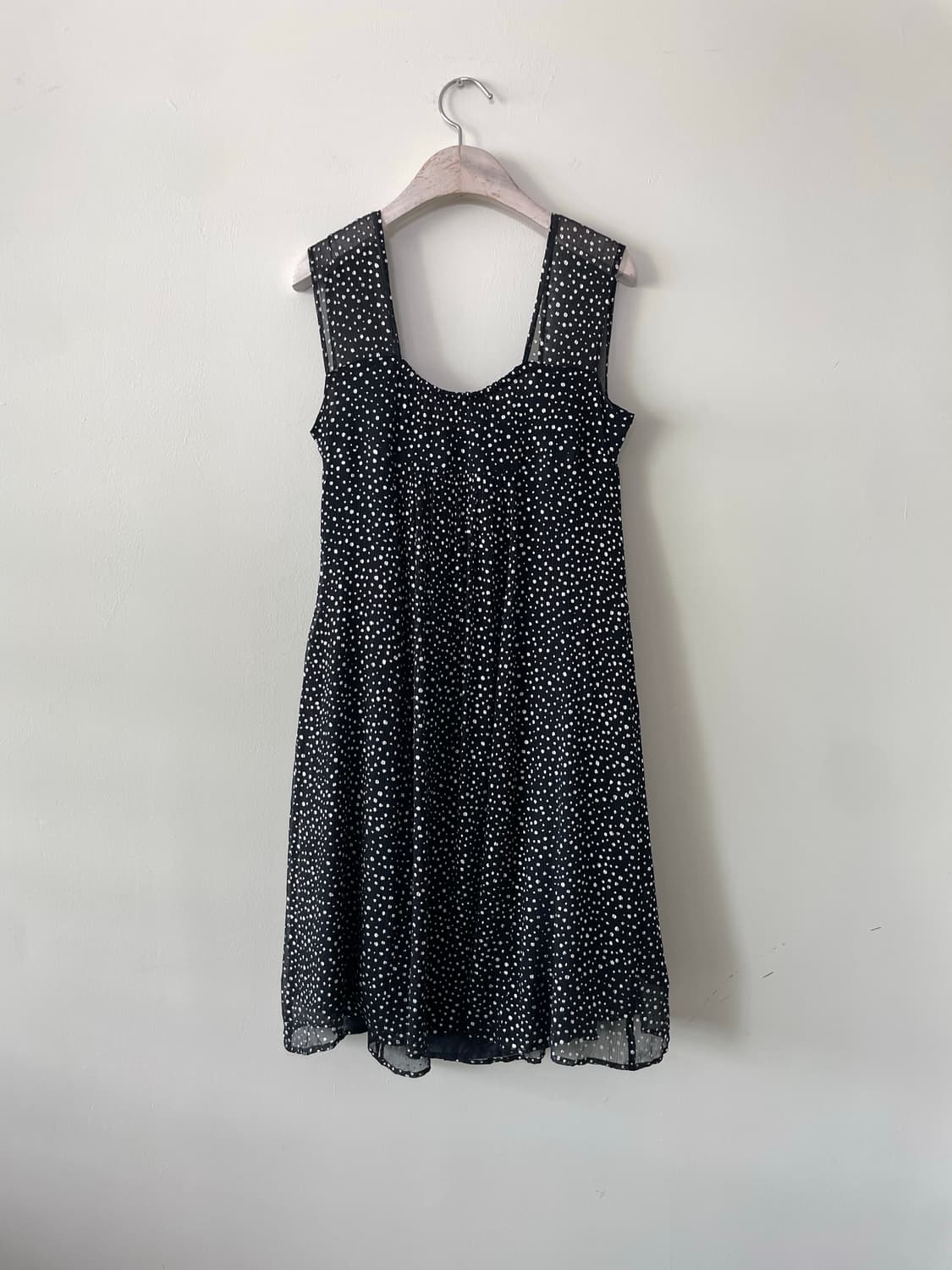 maje silver dot silk dress 상품이미지7