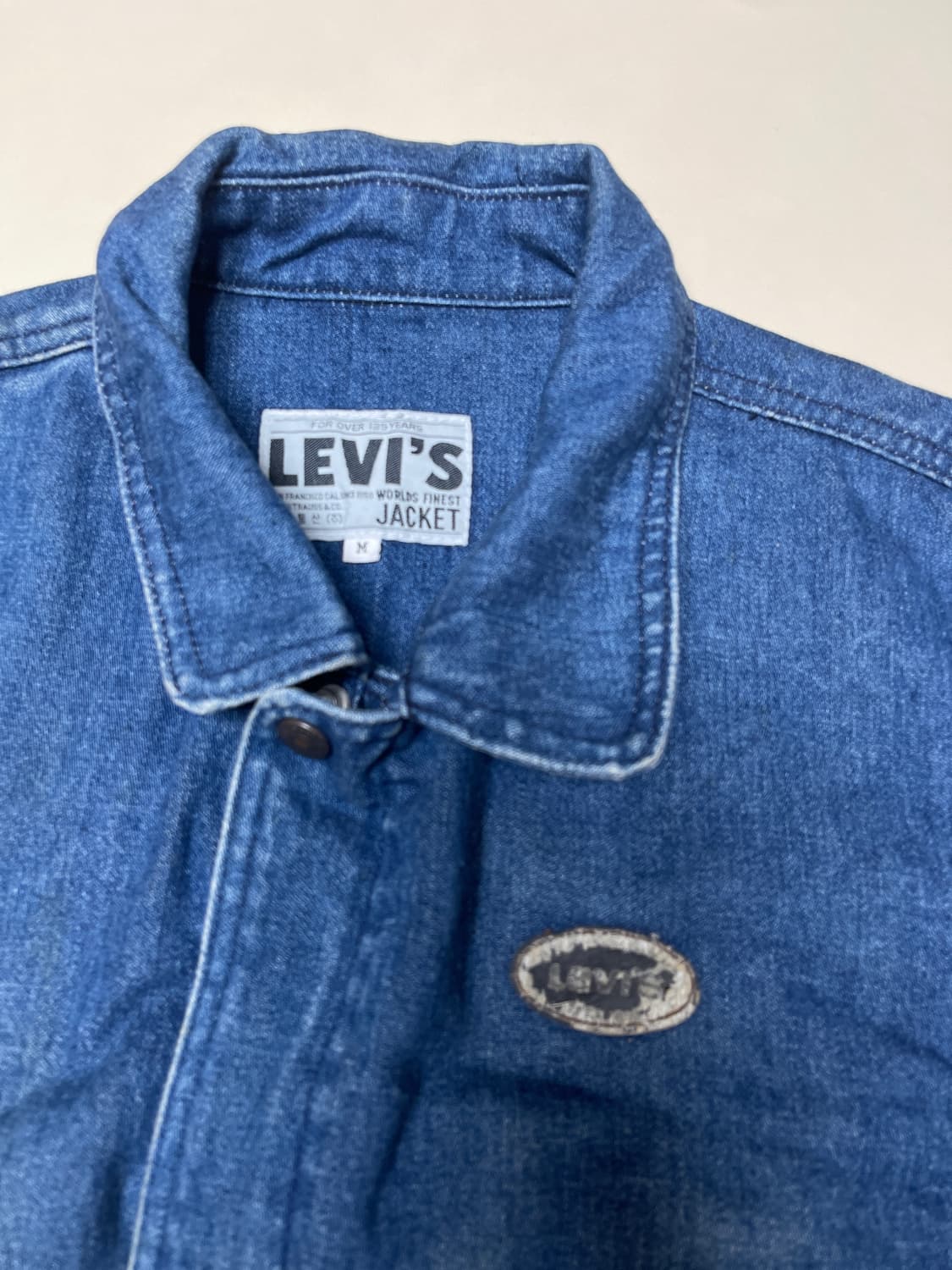 리바이스 80s 한주통상 데님 워크 봄버 자켓  상품이미지3