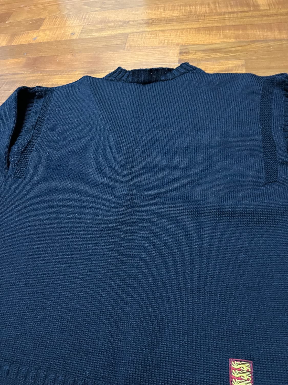 건지울른스 피셔맨 홀가먼트 스웨터 블랙 상품이미지4