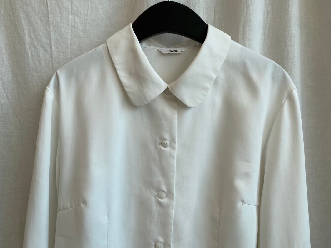 화이트 베이직 블라우스(M) 상품이미지3