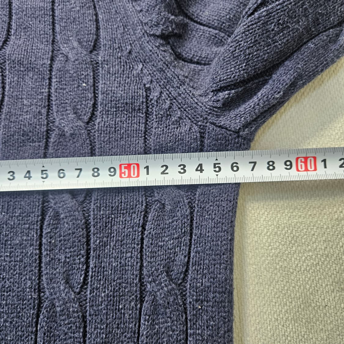 XL 타미힐피거 케이블 크루넥 니트 0327Y 상품이미지6