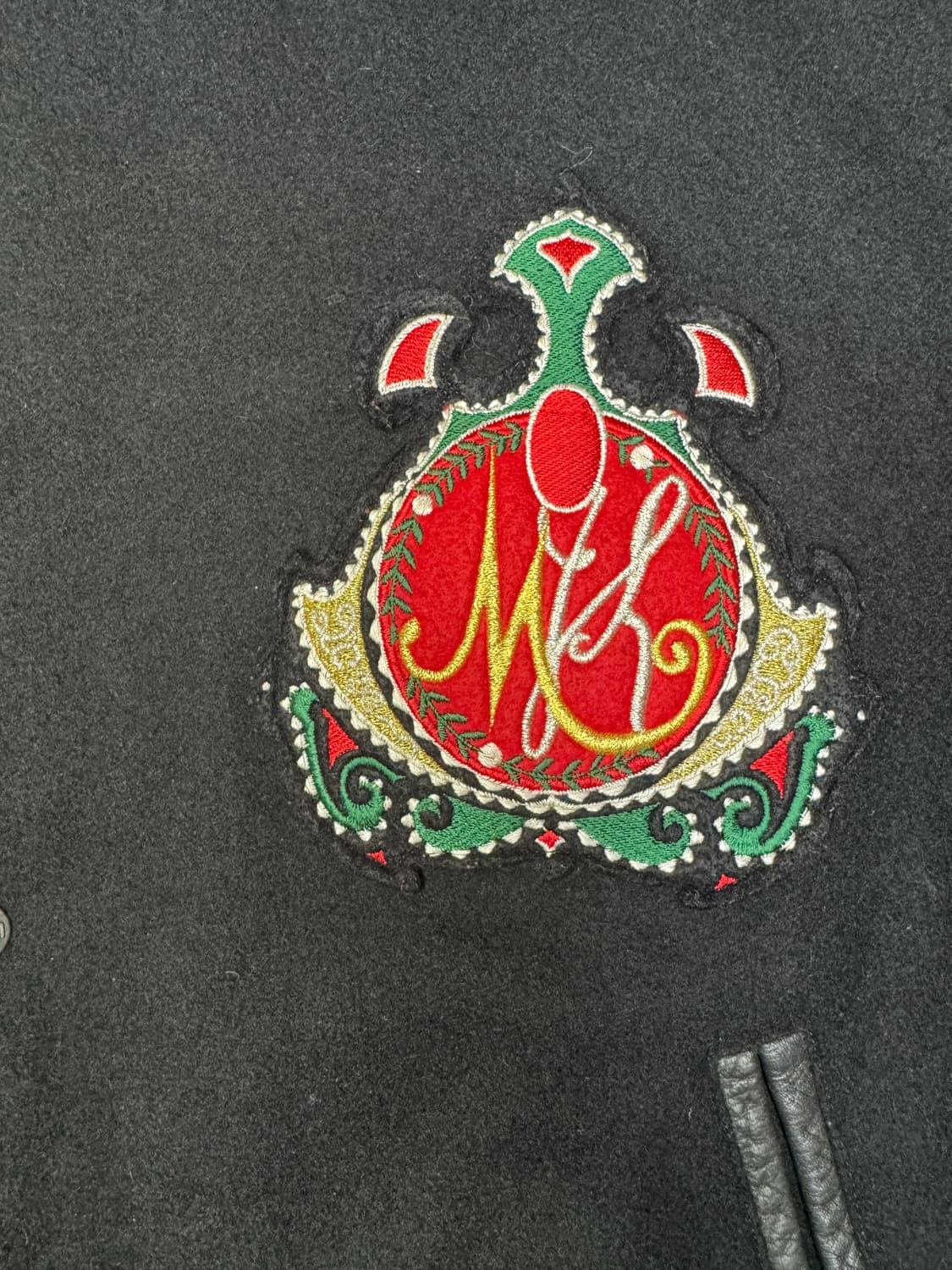 빈티지 미치코 코시노 런던 MICHIKO 바시티 스타디움 자켓 F 상품이미지3