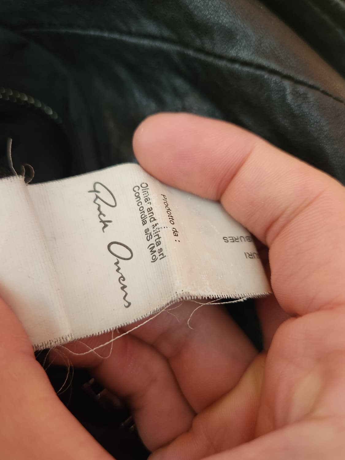 릭오웬스 스투지 레더자켓 상품이미지5