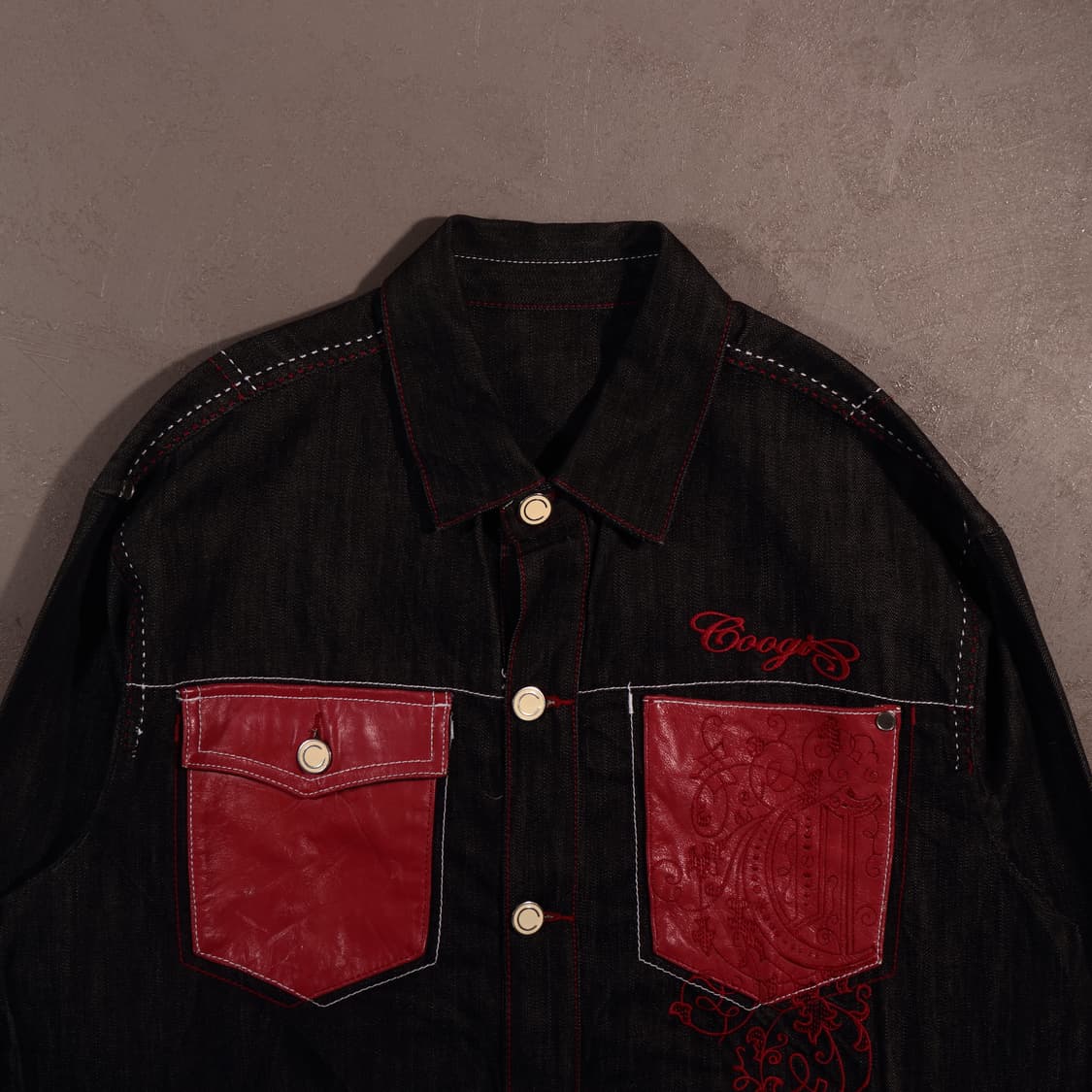 90s 쿠지 올드스쿨 데님자켓 상품이미지2