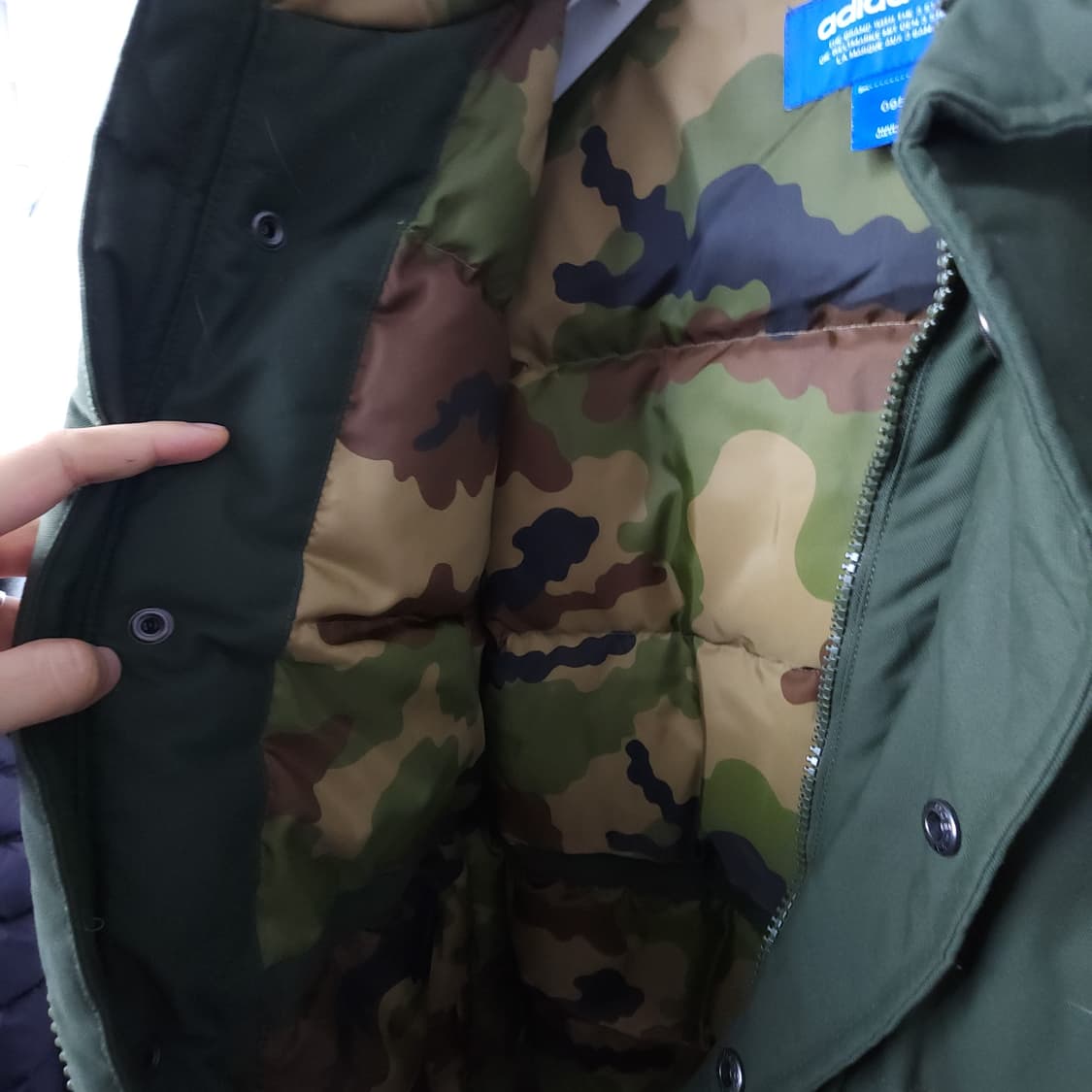 66[128] 아디다스 오리털 야상 자켓  상품이미지5