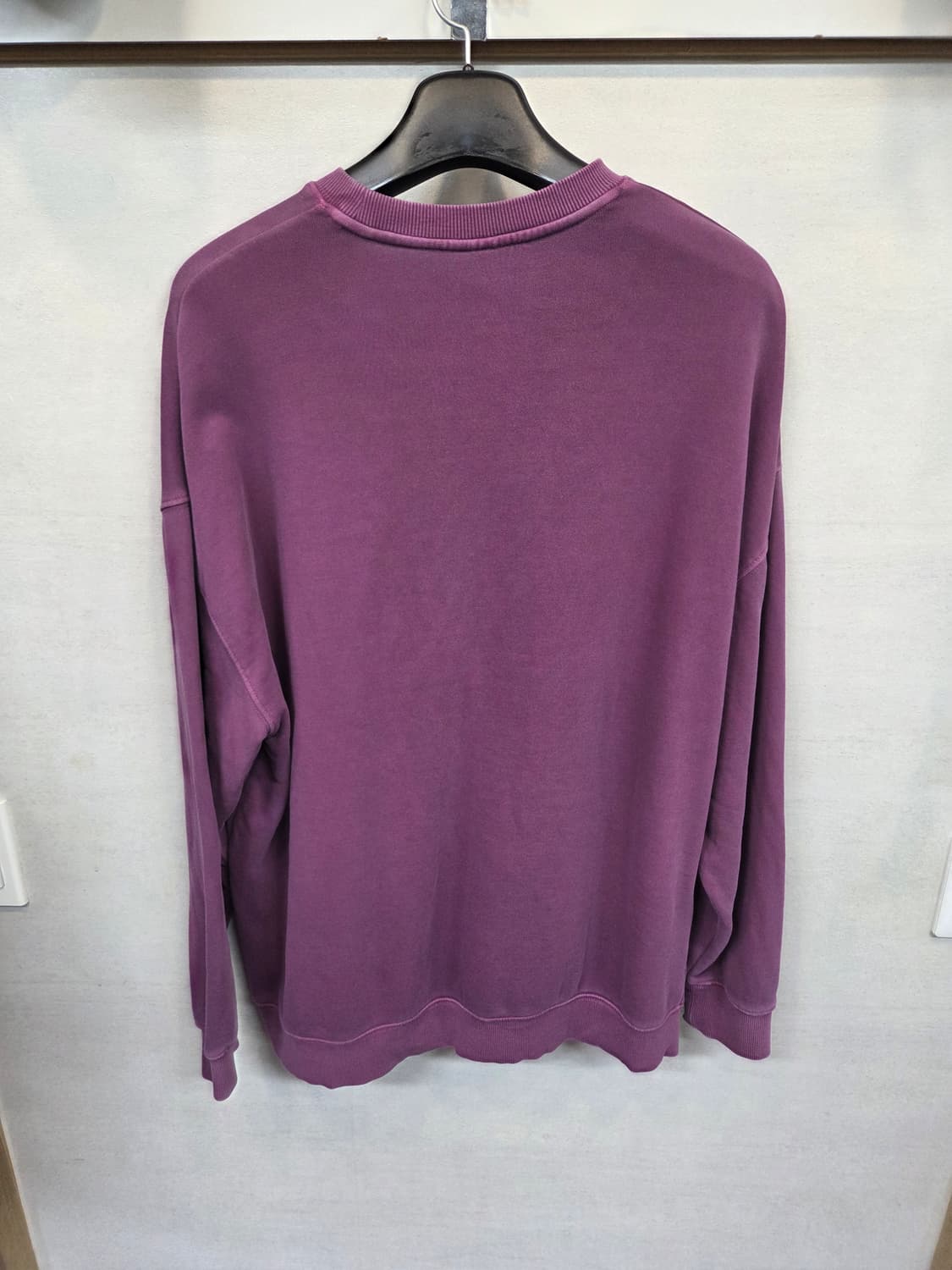 디키즈 가먼트다잉 기모 맨투맨 퍼플 xl 상품이미지2