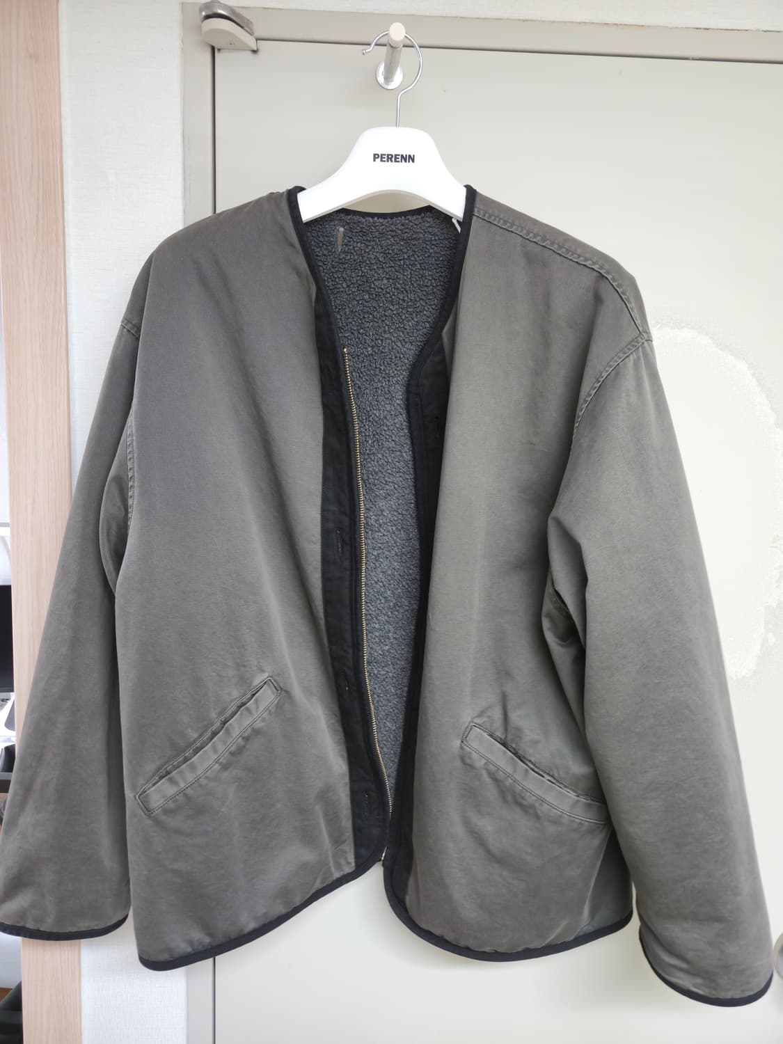 퍼렌 라이너자켓 차콜 3사이즈 상품이미지3