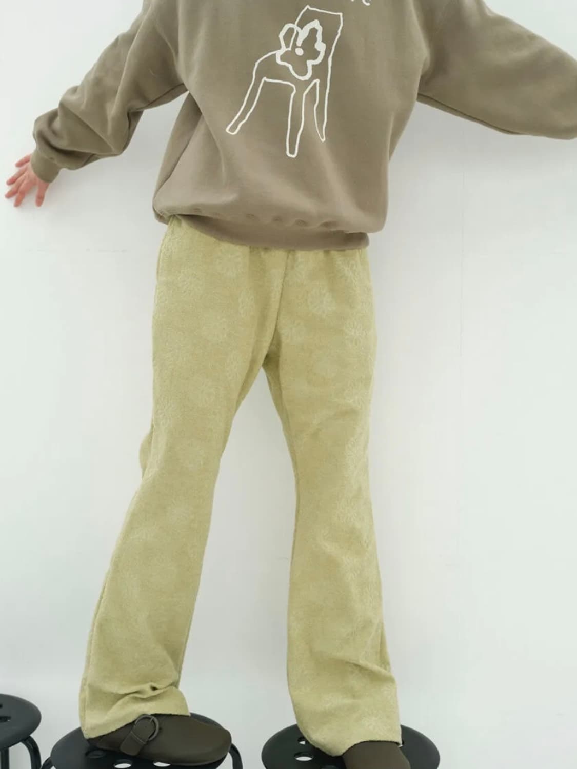 엔조블루스 테리플라워 팬츠 상품이미지1