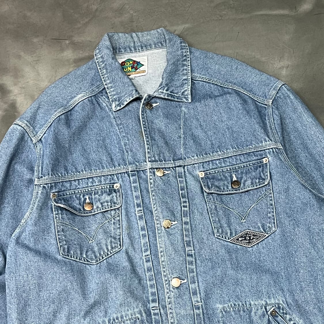  루니튠즈 자수 데님 트러커 자켓 y15632 상품이미지3
