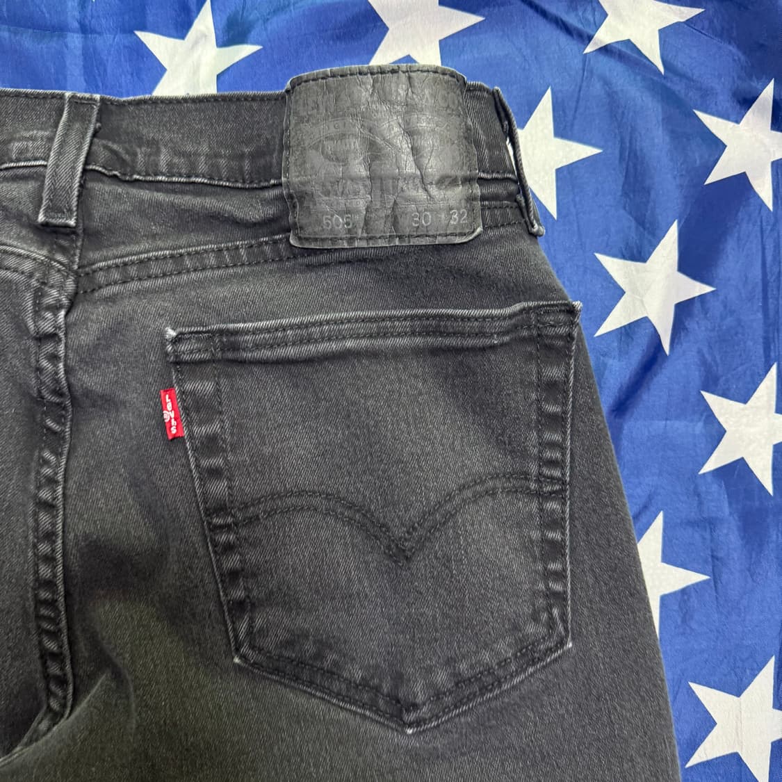 levi's 505 리바이스 505 데님 블랙진 30x32 -23 상품이미지9