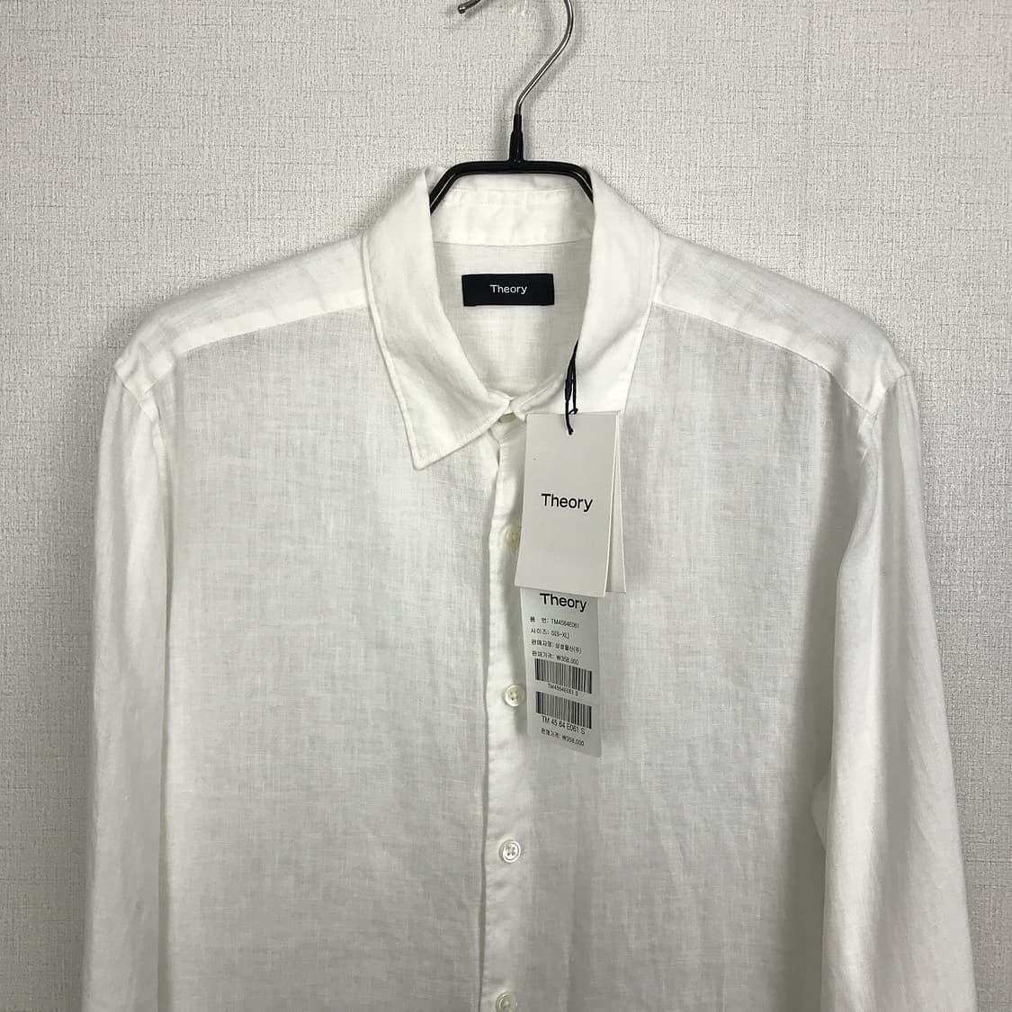 띠어리 린넨 마 셔츠 새상품 남성S 상품이미지2