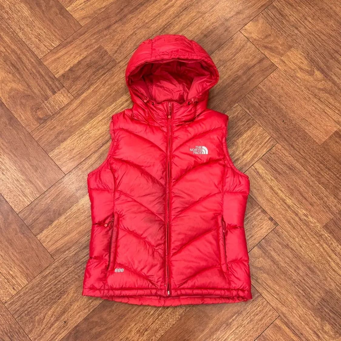 여성용 L 노스페이스 600 경량 후드 패딩 자켓  상품이미지1