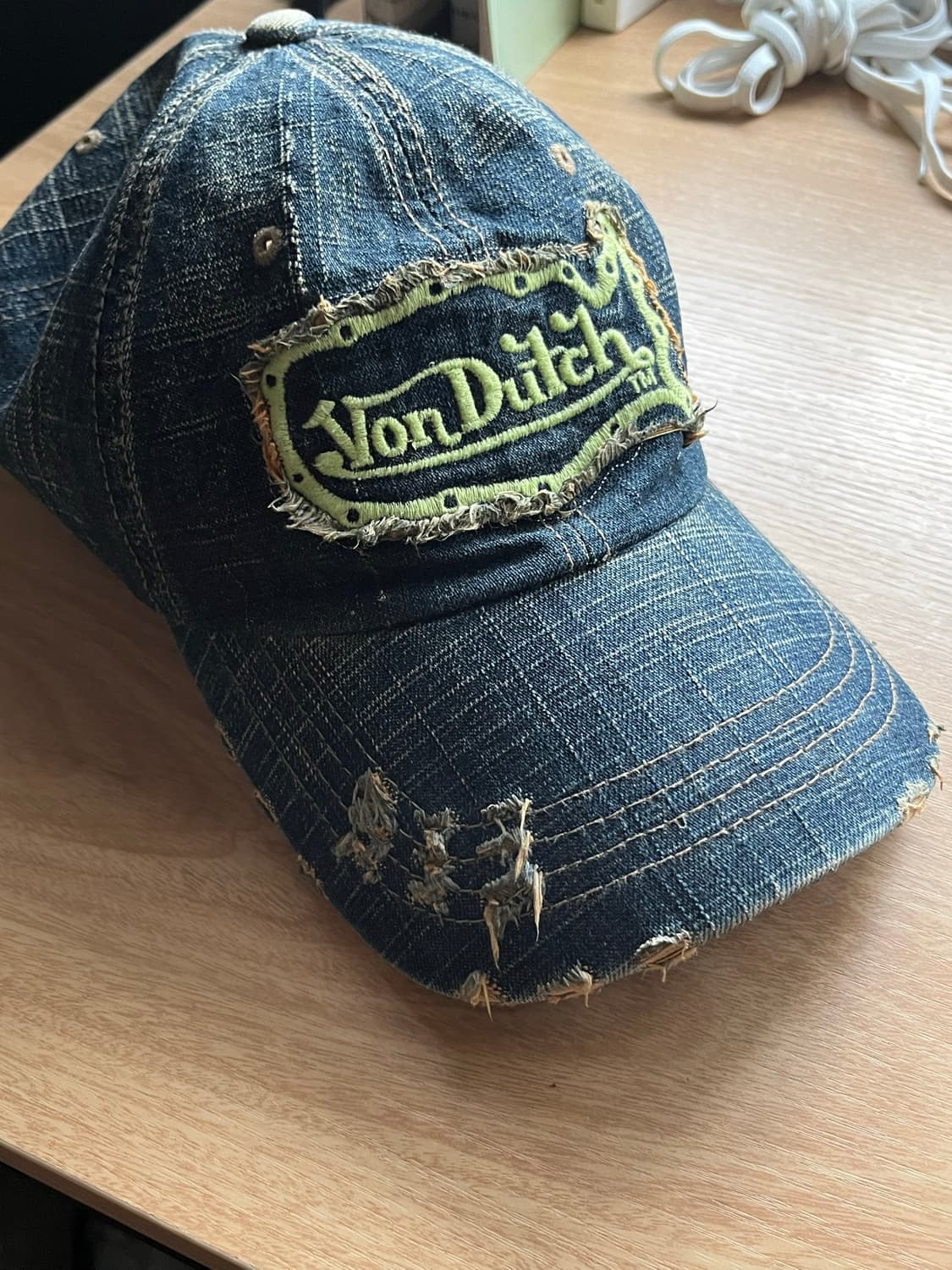 Von Dutch 빈티지 데님 볼캡 F 상품이미지2