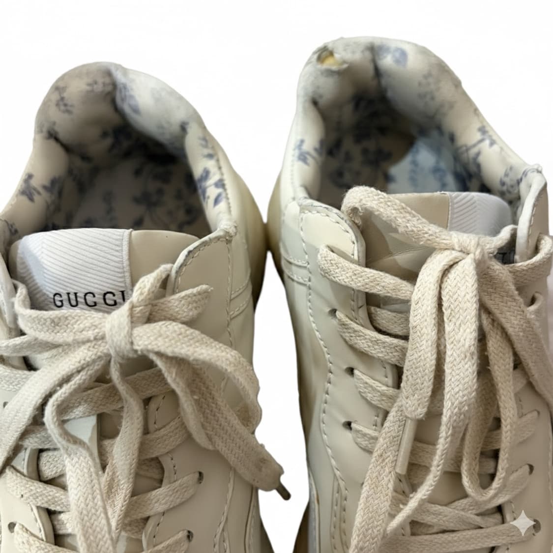 🖤구찌 X MLB 뉴욕 양키스 라이톤 스니커즈 아이보리🤍 상품이미지4