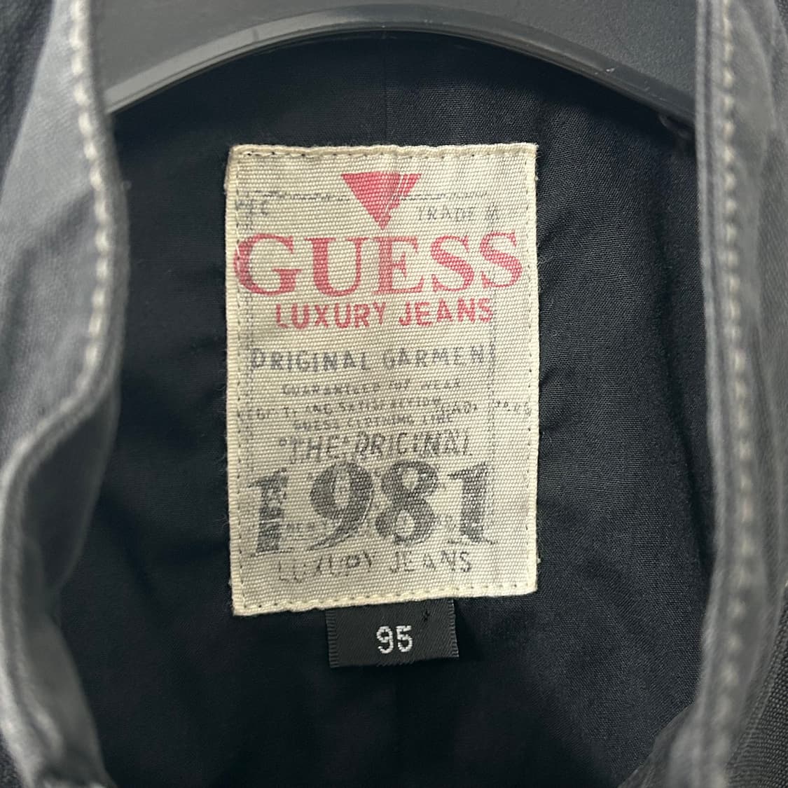 Guess 게스 해체주의 바이커 자켓 상품이미지7