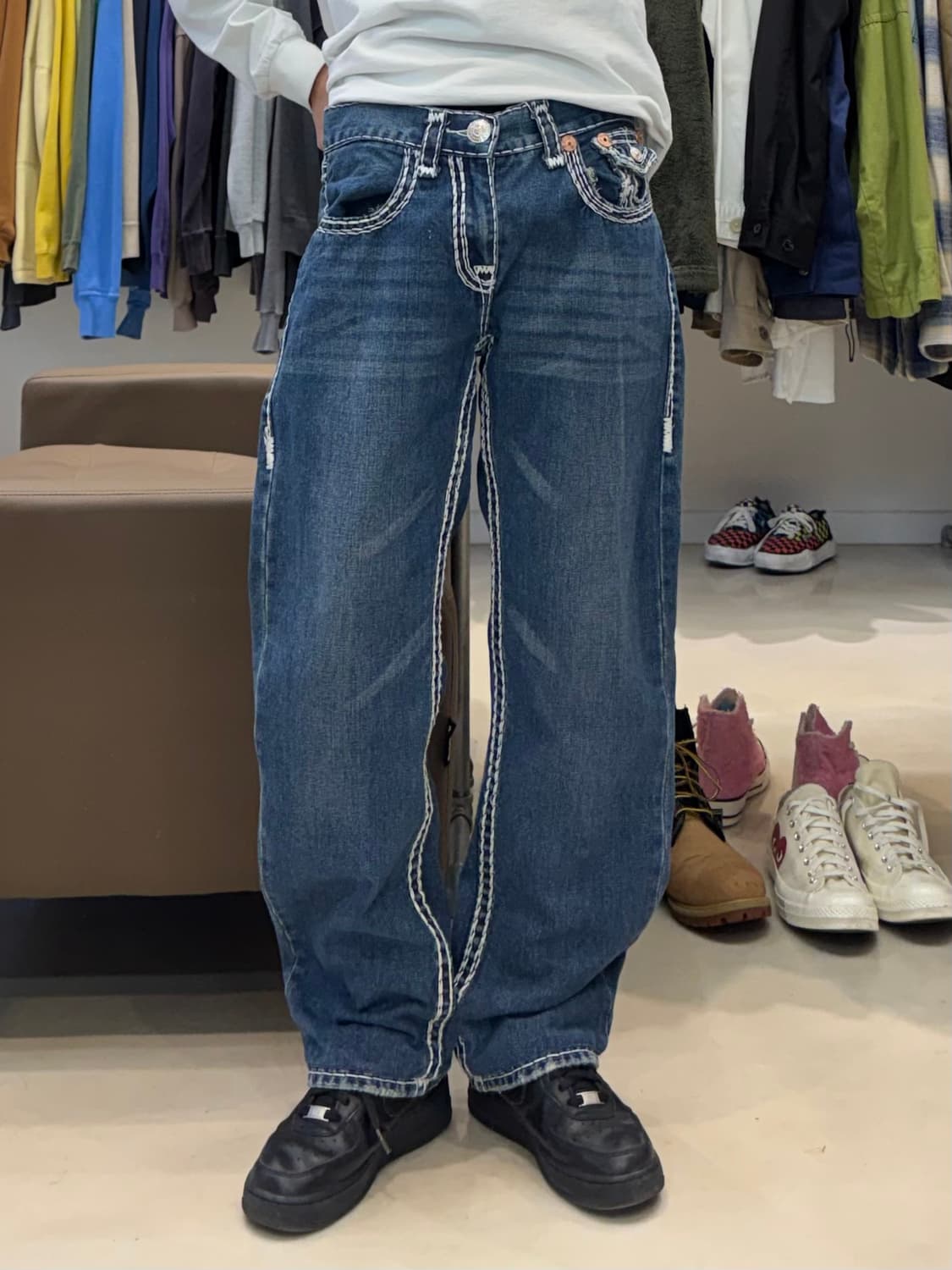 트루릴리젼 빌리 슈퍼 T 데님 팬츠 상품이미지5