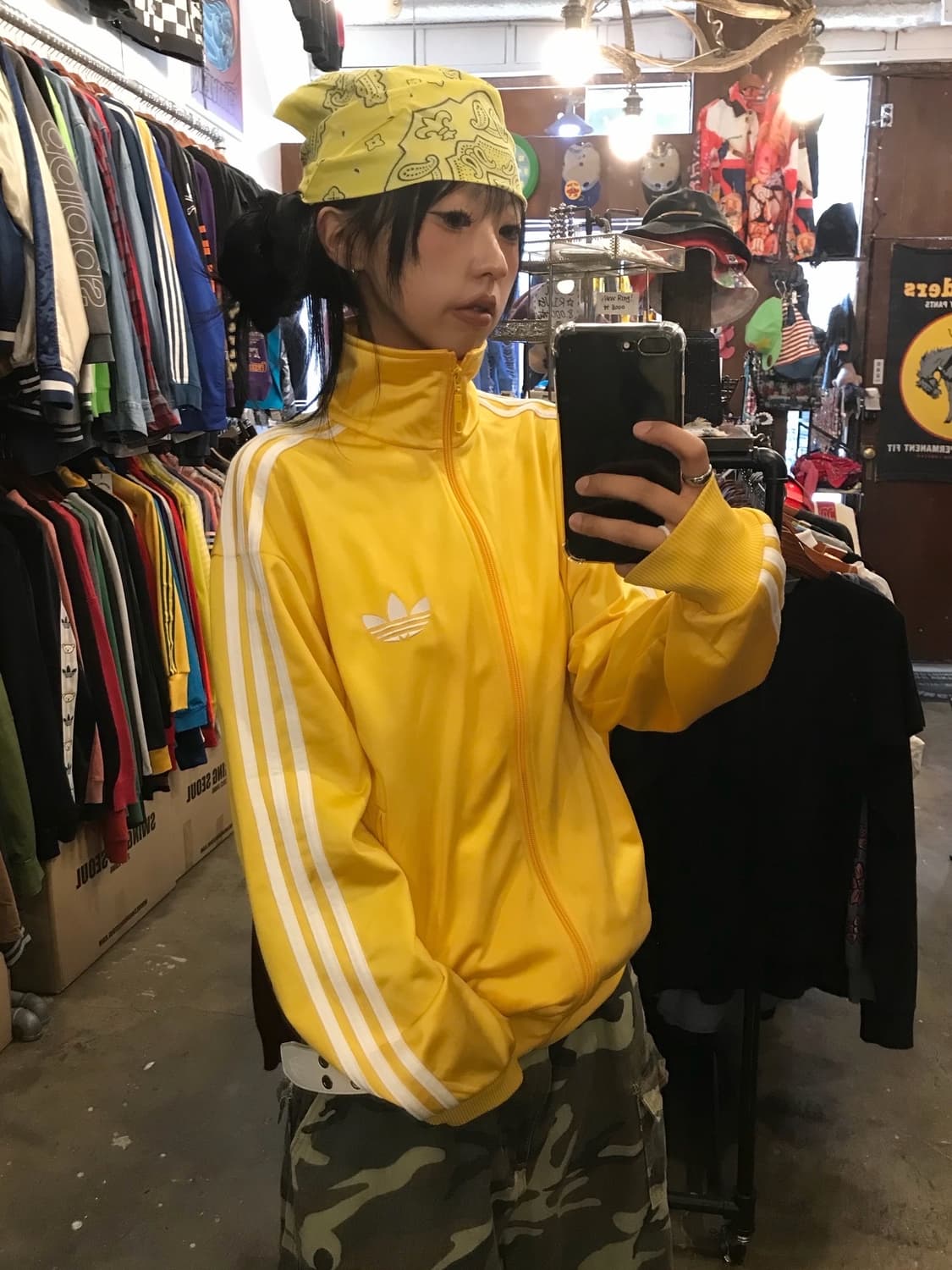 🐥 아디다스 클래식 오버핏 옐로우 져지 ⭐️Rare⭐️ 🐥 상품이미지7