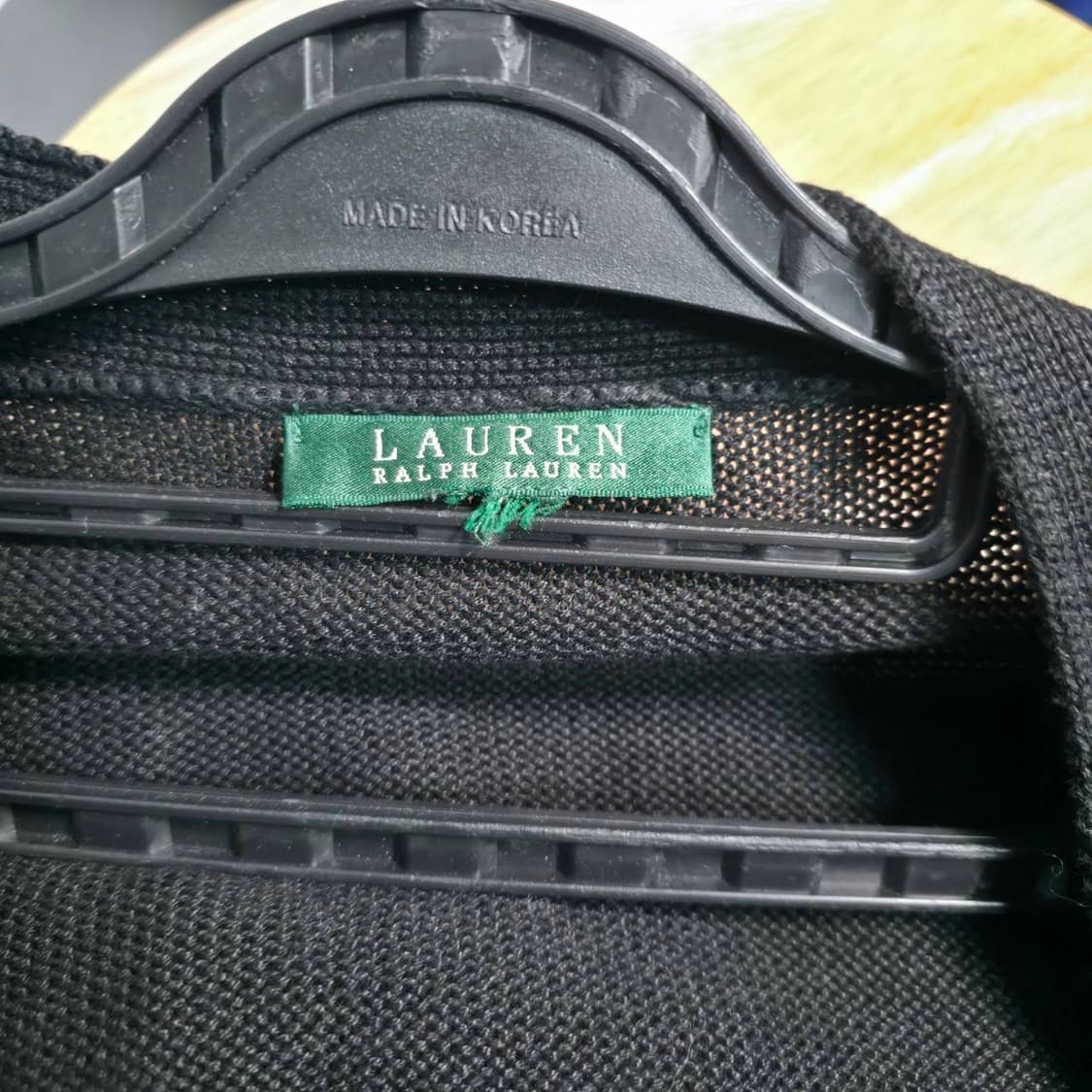 Lauren Ralph Lauren 롱 니트 베스트 블랙 (데일리) 상품이미지4