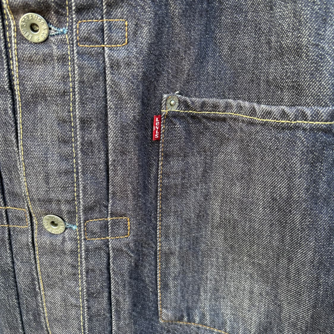 Levi’s 00s 리바이스 유럽판 타입1 데님 자켓 상품이미지4