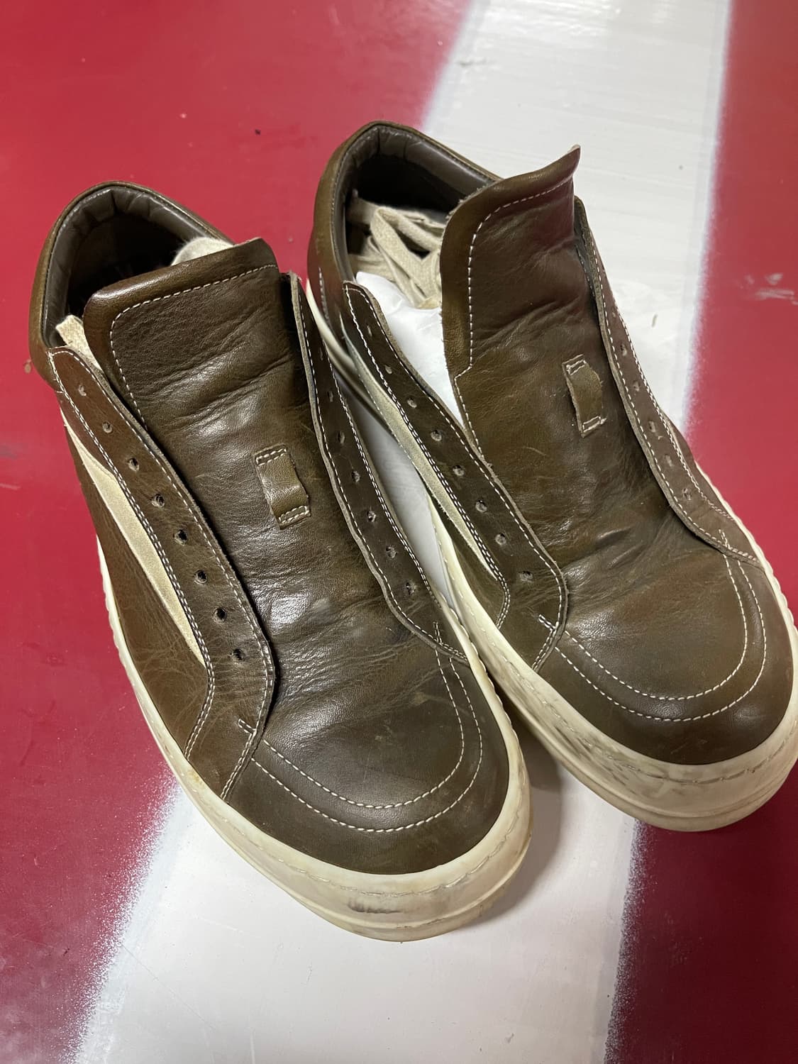 릭반스 릭오웬스 스니커즈 41사이즈 팝니다 상품이미지5