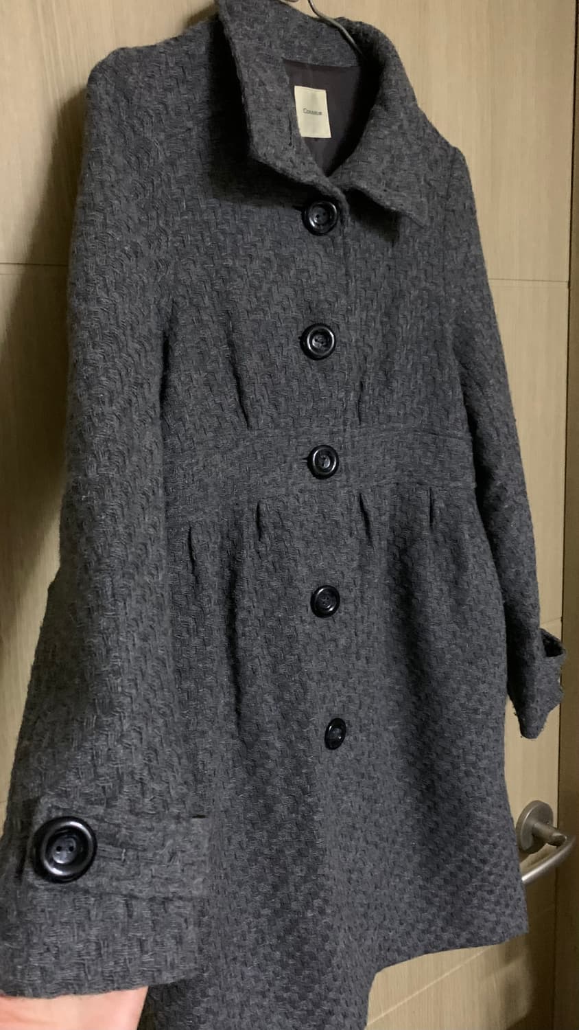 Shirring mid coat 상품이미지1