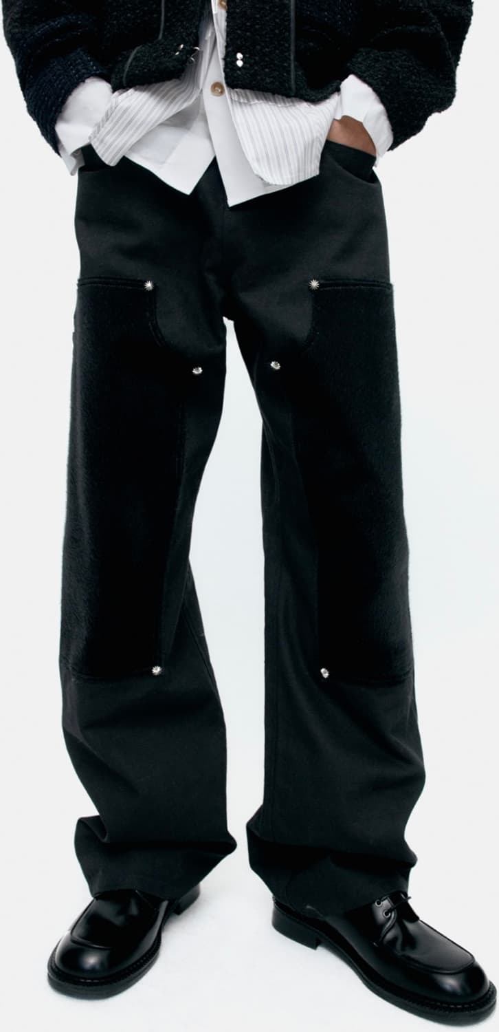 앤더슨벨 포니 헤어 레더 카펜터 진 상품이미지2