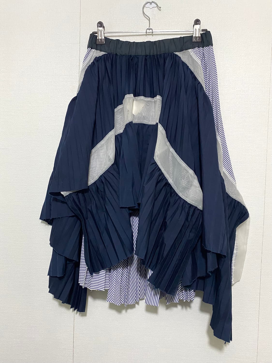 사카이 언발란스 플리츠 스커트 상품이미지4