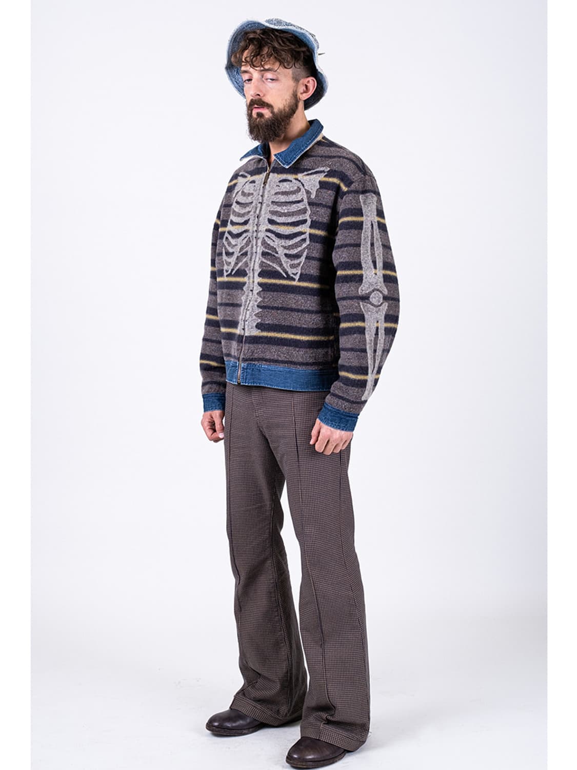 [3] KAPITAL 캐피탈 본 라이닝 리버시블 데님 자켓 상품이미지1