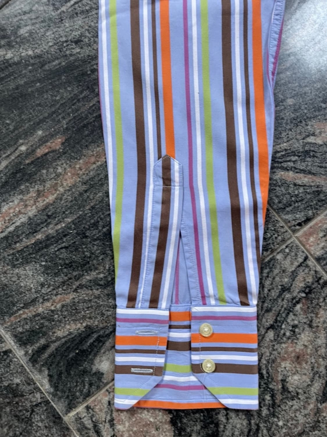 Etro 에트로 블루 스트라이프 셔츠 상품이미지4