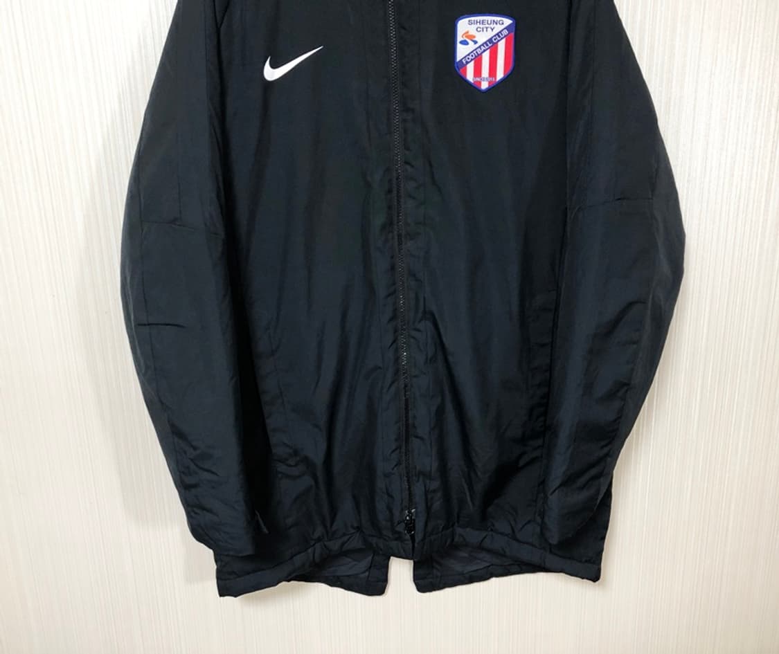 K3리그 나이키 시흥시민축구단 선수지급/실착 하프롱패딩자켓 L(105) 상품이미지3