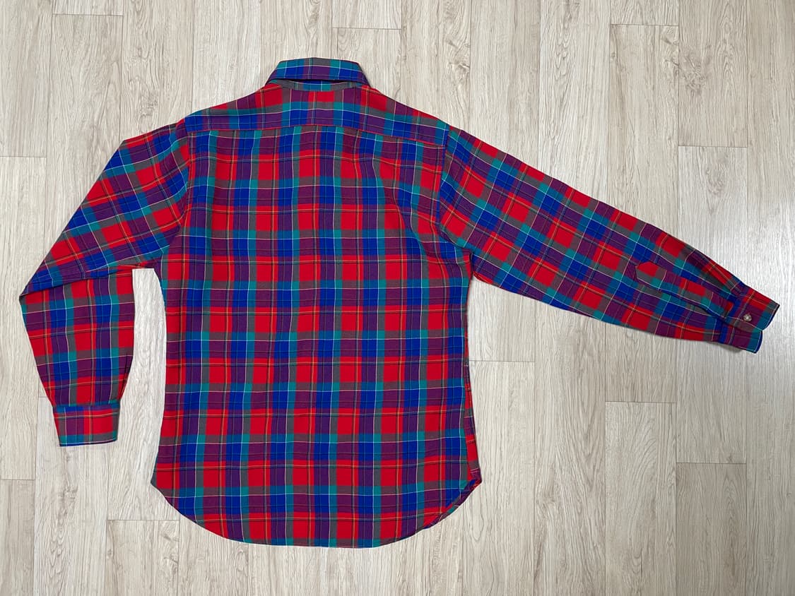 95) 70's 펜들턴 멀티체크 울 셔츠(데드스탁)RRL&LVC&폴로 상품이미지2