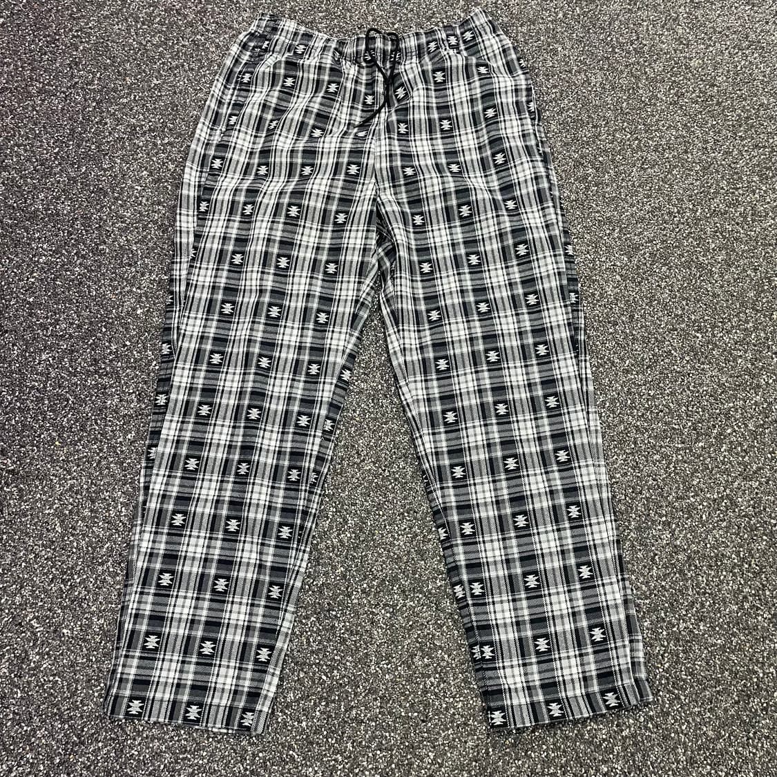 디스이즈네버댓 체크 패턴 와이드 팬츠 B3654 상품이미지3