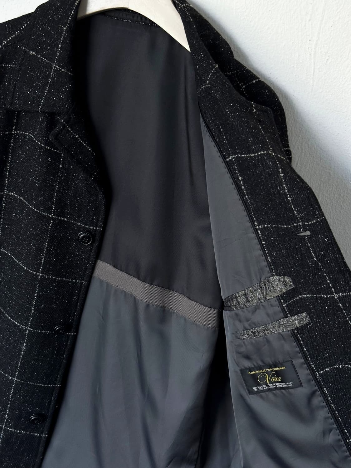 Wool silk tweed fabric over jacket 상품이미지8