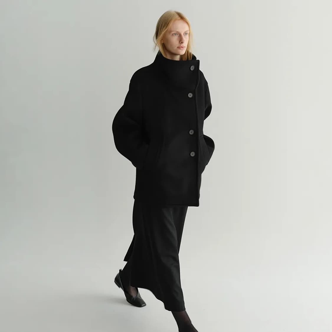 이아 헤이즈 하프 코트  상품이미지10