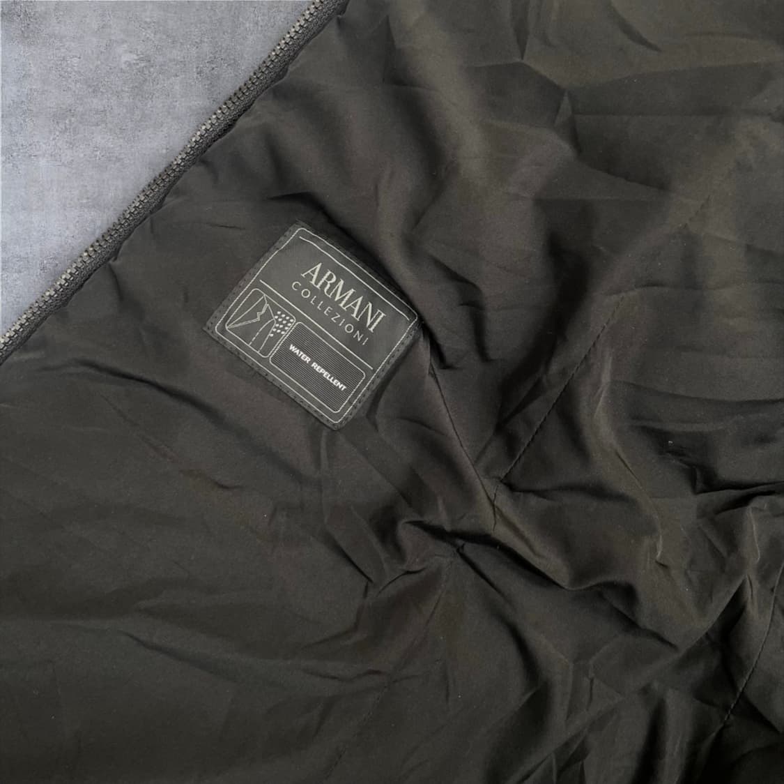 아르마니 꼴레지오니  딥네이비 구스다운  롱패딩 롱다운코트 42 상품이미지4