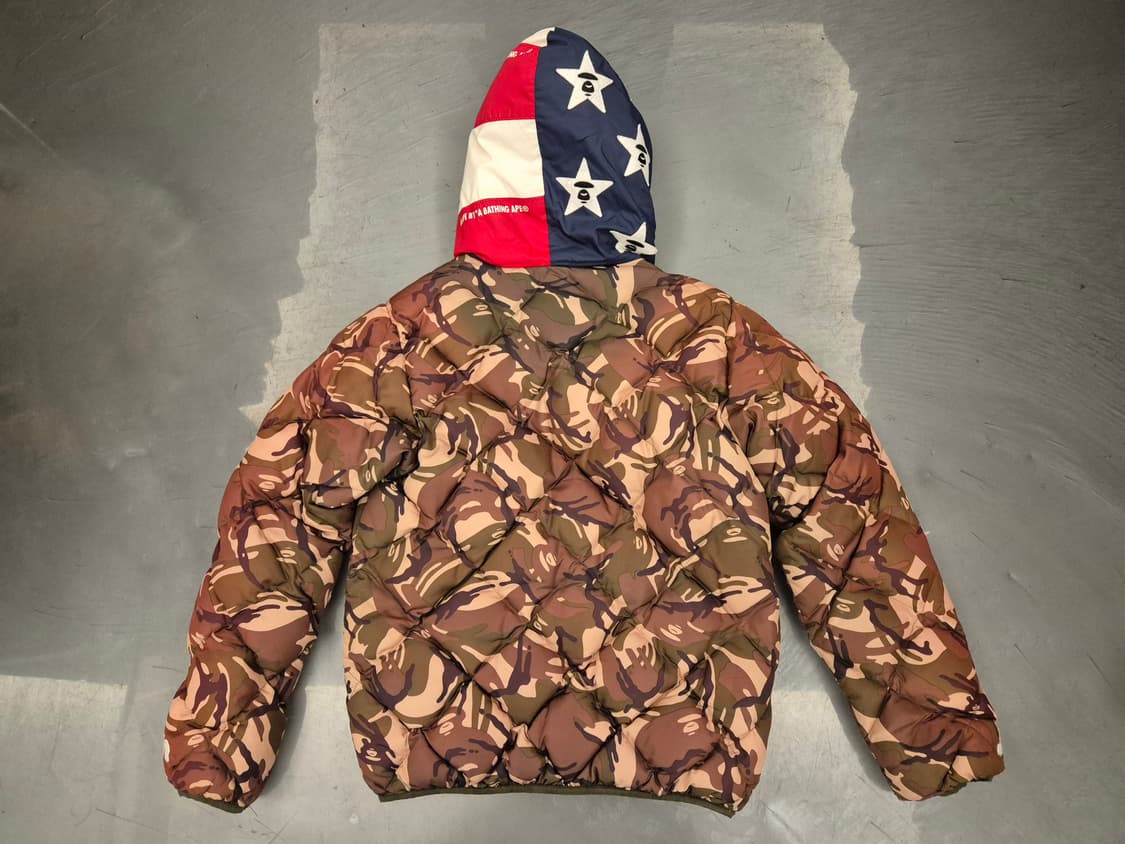 00s Aape 카모 다운 점퍼 상품이미지2