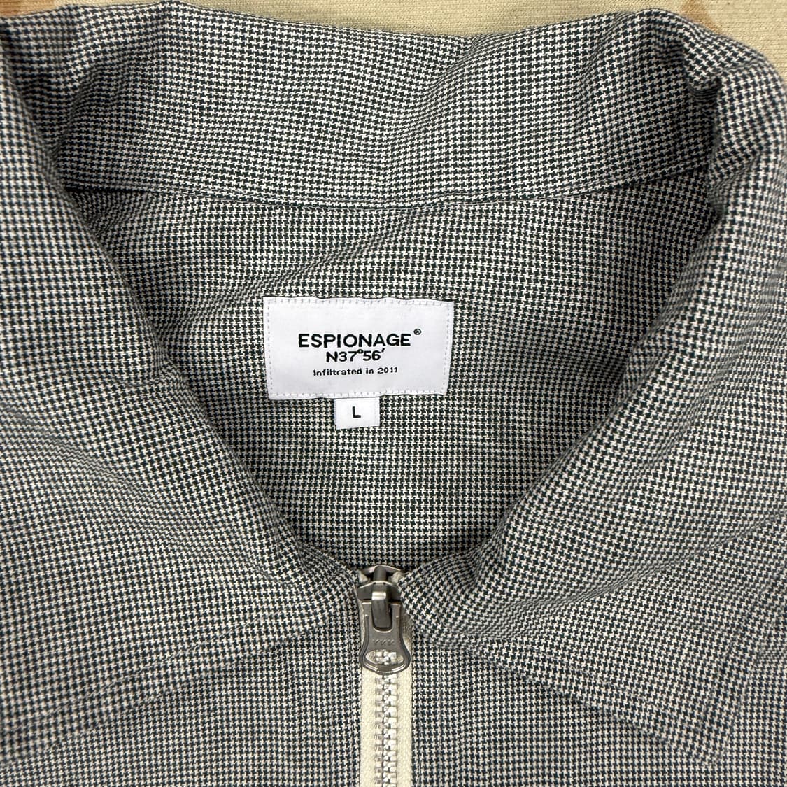 (L)에스피오나지 espionage 하프집업 셔츠 상품이미지2