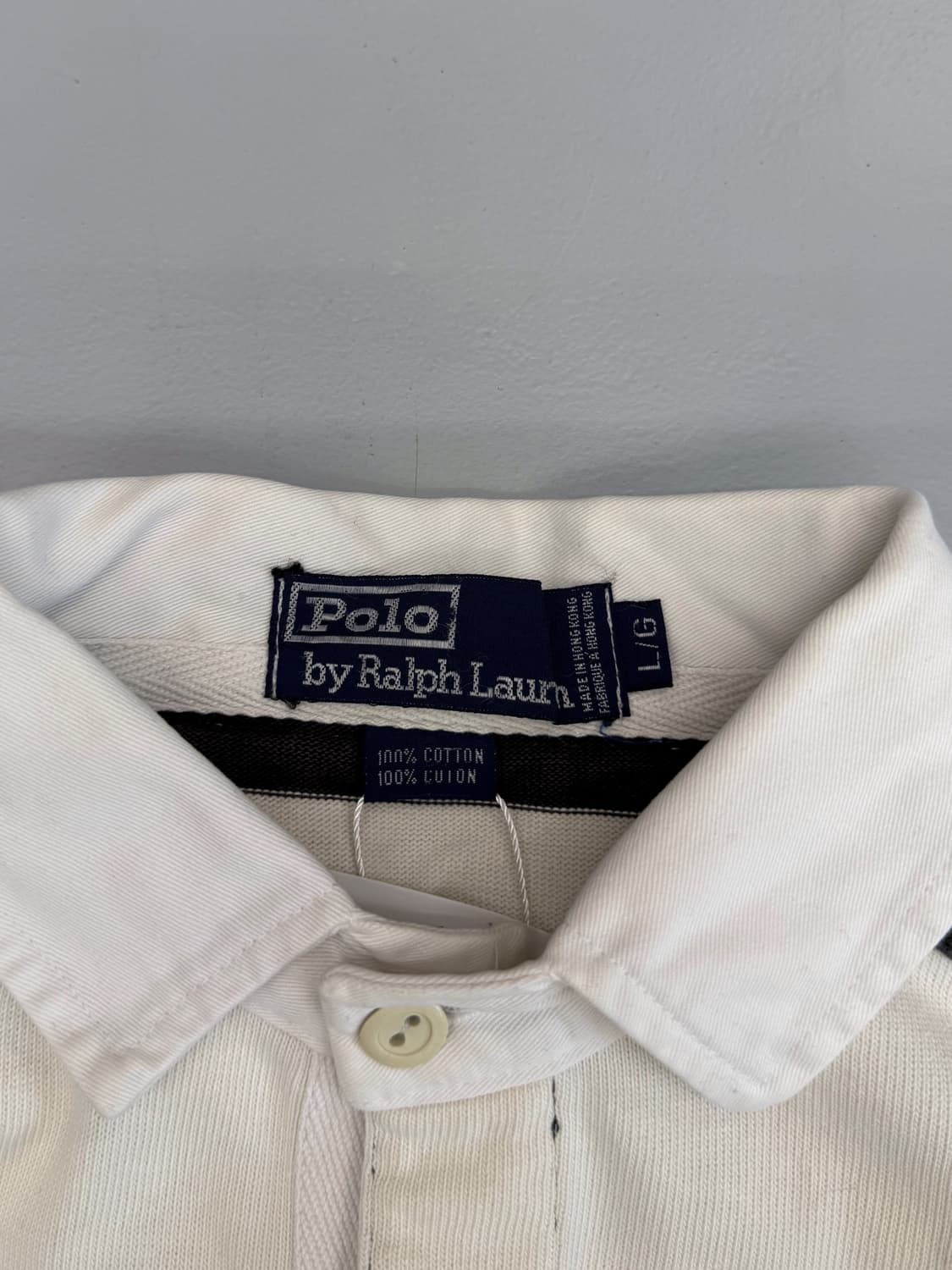 폴로 랄프로렌 루즈핏 90‘s 배색 럭비 스웻 셔츠 상품이미지4