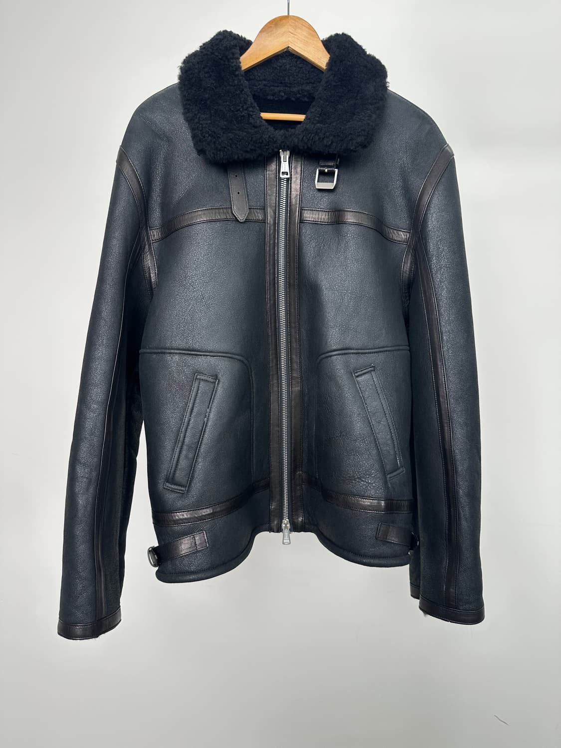 느와르 라르메스 무스탕 자켓 52사이즈  상품이미지1