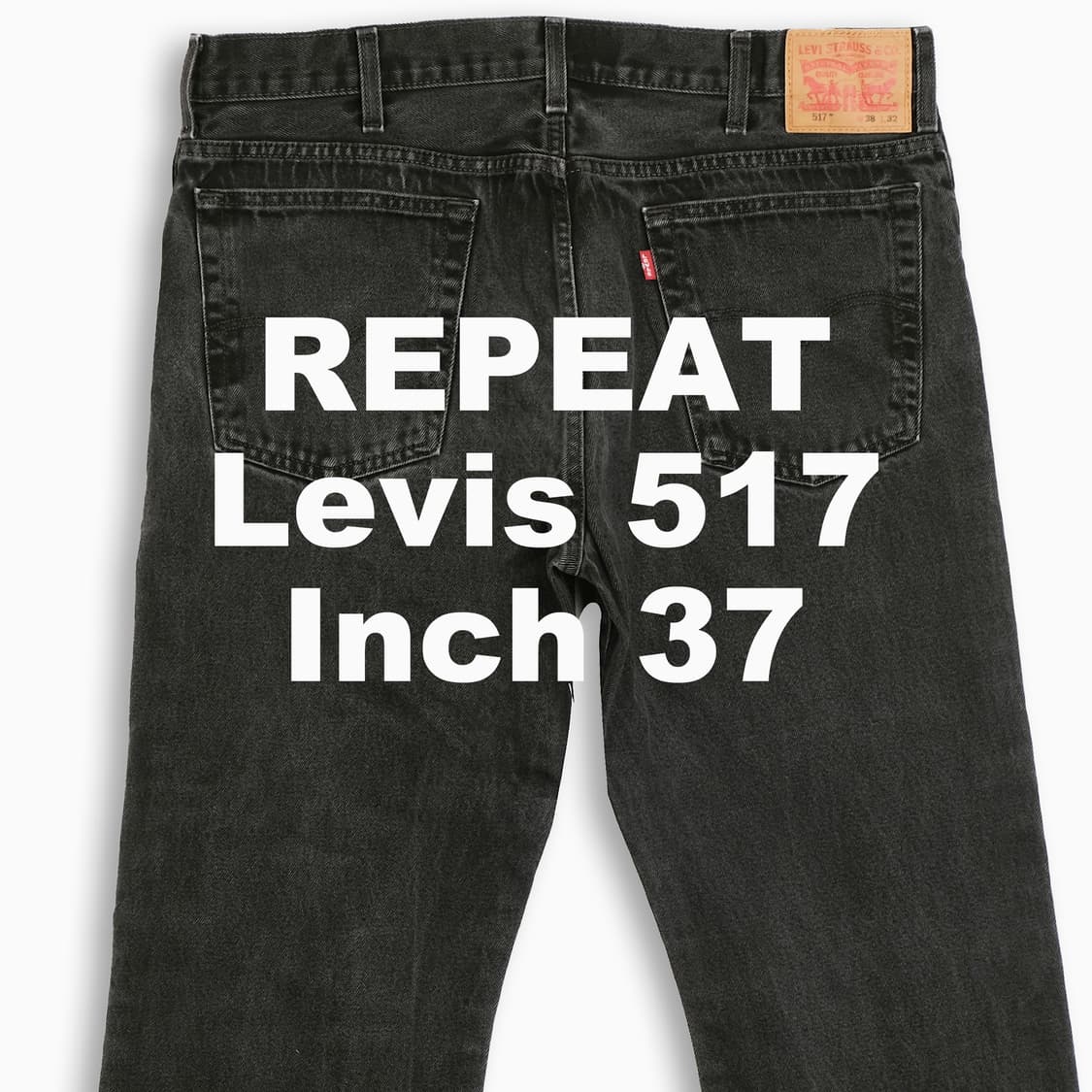 빈티지 리바이스 517 흑청 블랙진 37 인치 LV5173875 상품이미지1