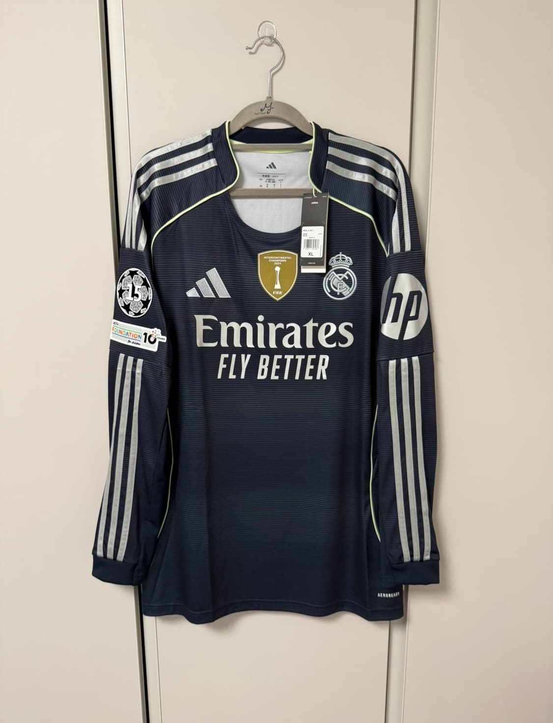 25-26 레알 마드리드 L/S 어웨이 국내XL 벨링엄 판매 상품이미지1