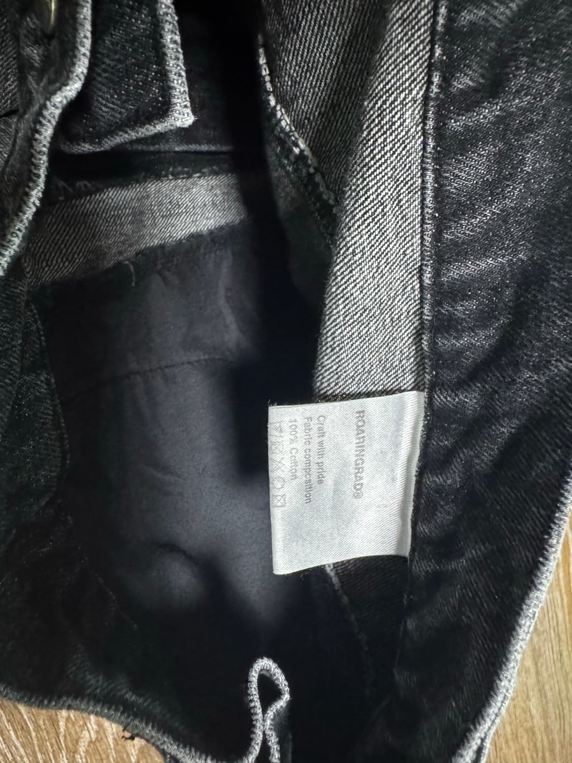 Washed Denim Carpenter Pants Black 상품이미지7