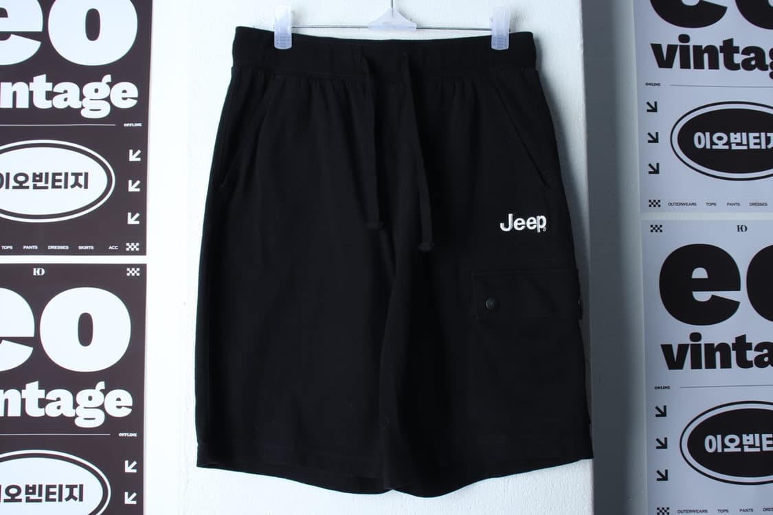 (L-XL) 지프 반바지 팬츠 포켓 블랙 올드스쿨-P9834 상품이미지2